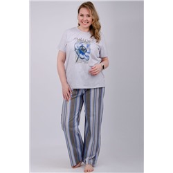 Пижама с брюками Флористика 2 НАТАЛИ, 1231977