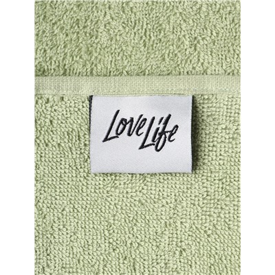 Полотенце махровое LoveLife «Танами» 70×130 см, мятное, 100% хлопок, 430 г/м²