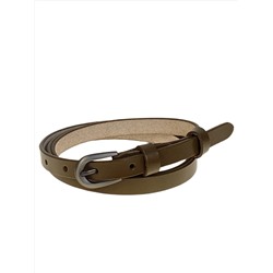 Ремень женский из натуральной кожи, цвет коричневый