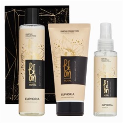 BeOn Подарочный набор для ухода за телом №31 (гель для душа, спрей-мист, лосьон) / Royal Euphoria, 260 мл, 105 мл, 200 мл 23807