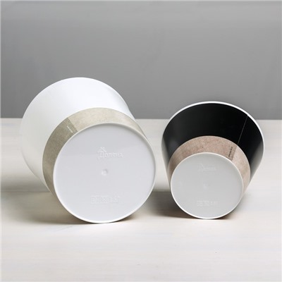 Набор кашпо для цветов 2 в 1 «Мордочки», 0.8 и 1.6 л, 11×12 и 14×14 см