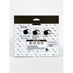 Рулетка DIIL, 5 м, до 40 кг, лента, прорезиненная ручка, зелёная