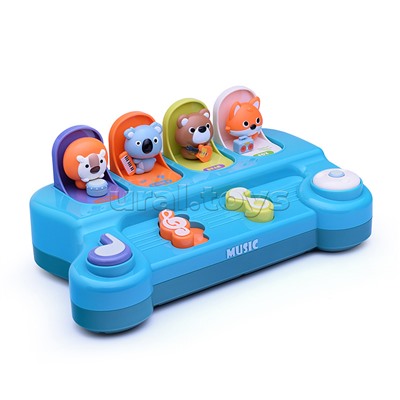 Развивающая игрушка "Зверята-музыканты" в коробке