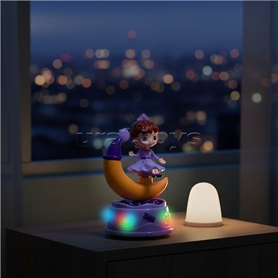 Интерактивная игрушка "Девочка на месяце" в коробке