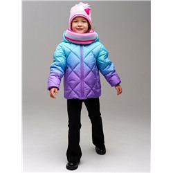 Комплект трикотажный для девочек: шапка, снуд