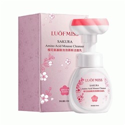 Очищающий мусс-пенка для умывания с аминокислотами LOUFMIS