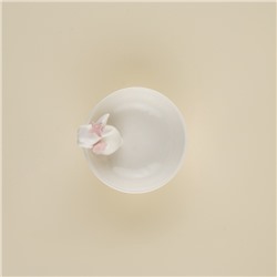 Конфетница SL Home «Лесные кролики», 13×10.3 см, фарфор, белая