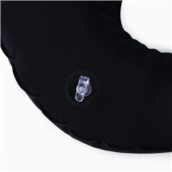 Подушка для путешествий «Черный», форма овал