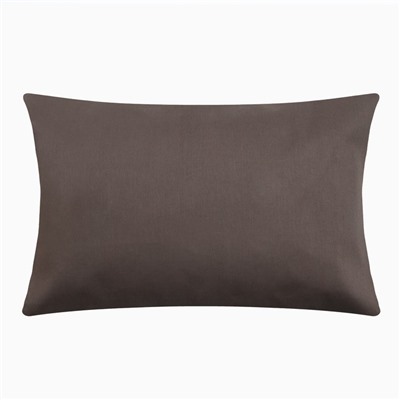 Наволочка «Этель», 50×70 см, серая, бязь, хлопок 100%