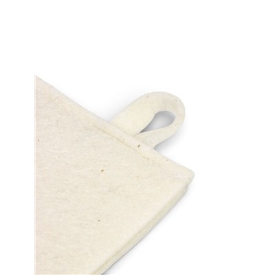 Набор для бани, 2 предмета, однотонные: шапка, рукавица, МИКС