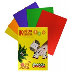 Набор цветного гофрокартона А4 5л 5цв ГККМ05 Каляка-Маляка