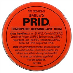 Hyland's, Smile's Prid Homeopathic Drawing Salve, 18 g