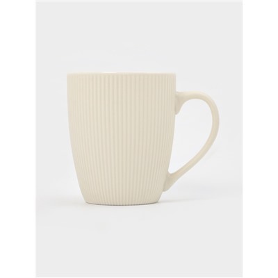 Кружки «Линии», набор 4 шт., 386 мл, 12×9×10 см, фарфор, молочные