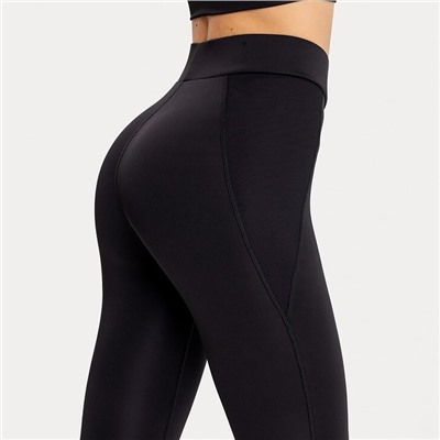 Леггинсы женские, цвет чёрный, размер 48(L)