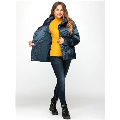 VS190124 св/син Пуховик женский (40-48)