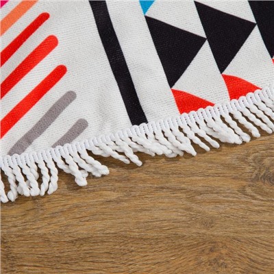 Полотенце пляжное круглое «Этель. Инди», d=150 см