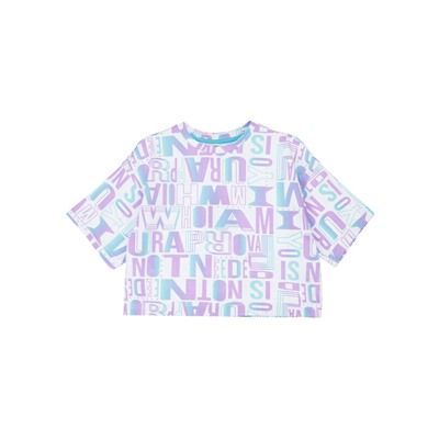 Фуфайка трикотажная для девочек (футболка)