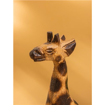 Сувенир «Жирафик», 8×5×20 см, дерево, коричневый