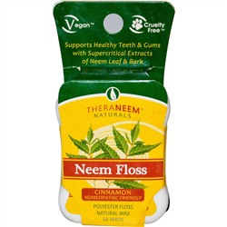 Organix South, TheraNeem Naturals, Neem Floss, Cinnamon, 50 Yards