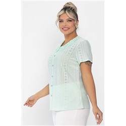 Блуза Петуния (светло-зеленая) Б13978-20М