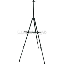 Мольберт художественный "ART" напольный, металлический, телескопический, максимальный размер мольберта 160x94x90 см, вес 900 г, максимальная высота холста 83 см, с возможностью регулировки угла наклона, с чехлом для транспортировки, в картонной коробке