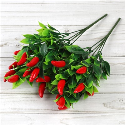 Цветок искусственный Ягода 33 см / 60-3 /уп 120/400/800/