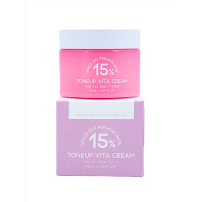 GRACE DAY - КРЕМ ДЛЯ ЛИЦА С ВИТАМИНАМИ TONE UP VITA 15% CREAM, 50 МЛ.