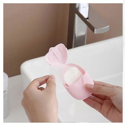 Мыло одноразовое. Гигиенический набор в дорогу. 50 листов в пачке