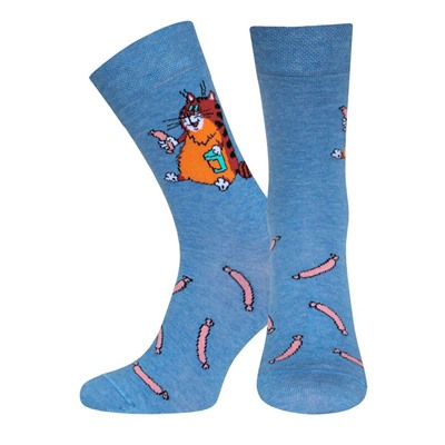 Классические Брестские Носки мужские 2155 СМФ "Попугай Кеша"