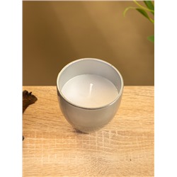 УЦЕНКА Свеча ароматическая в стеклянном подсвечнике, 85 г, жимолость