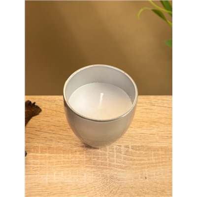 УЦЕНКА Свеча ароматическая в стеклянном подсвечнике, 85 г, жимолость