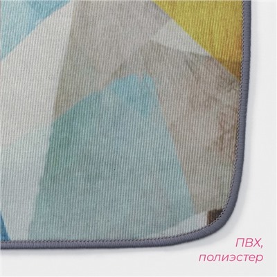 Коврики для ванной и туалета Доляна «Эмоции», 2 шт., 50×80 см, 50×40 см