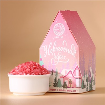 Соль для ванны «Чудес», 200 г, аромат пряной вишни, URAL LAB