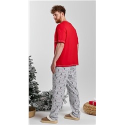 Костюм мужской Праздник-5.1 Красный