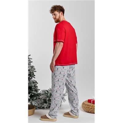 Костюм мужской Праздник-5.1 Красный