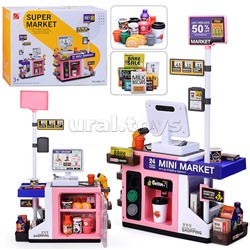 Игровой набор супермаркет "Дорожный магазин" (46 предметов) в коробке