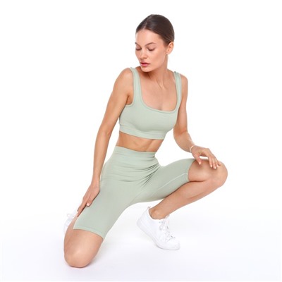 Топ спортивный женский Little Secret, зелёный, размер 46 (L)