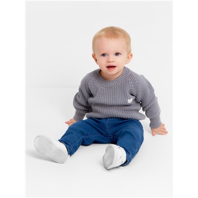 Джемпер вязаный Крошка Я, рост 74-80 см, серый