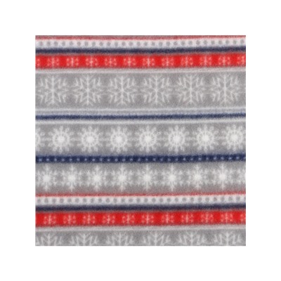 Плед новогодний Экономь и Я «Новогодний узор» 150×130 см, пл.160 г/м², 100% п/э