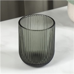 Стакан Magistro «Грани», 260 мл, 7.5×9.5 см, стекло, графит