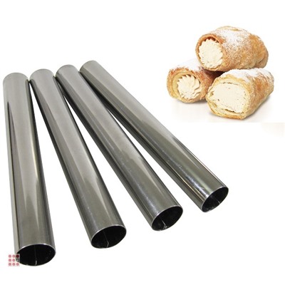 Формы для пироженых Трубочка 4шт Мешочек для крема в комплекте