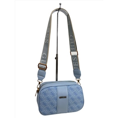 Женская сумка из искусственной кожи, цвет  голубой