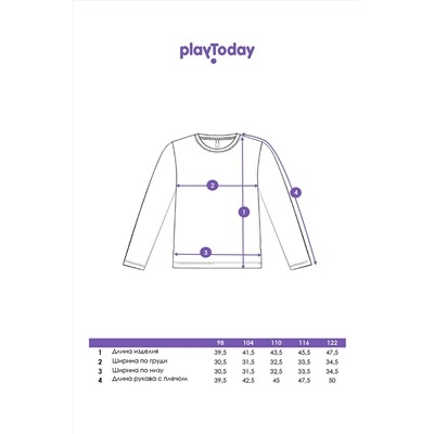Лонгслив PLAYTODAY, 1185644