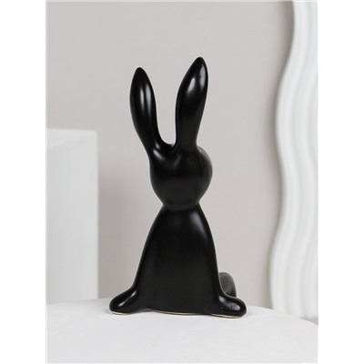 Статуэтка Кролик 21 см Пасха / HBC-102 /уп 30/черный