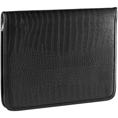 Папка кож/зам на молнии "Bergamo" тиснение крокодил ПА_КЗ_664