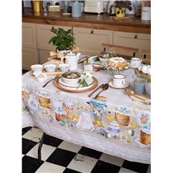 Скатерть Этель «Пасхальные куличи» 110×147 см, 100% хлопок, саржа 190 г/м²