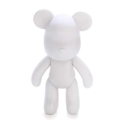 Алмазная мозаика на фигурке с полным заполнением «Медведь с сердечками»