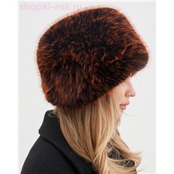 Люси экомех чернобурка Кубанка женская флис (56-57)