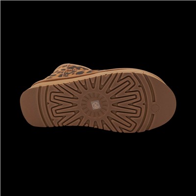 Угги из натуральной кожи UN002-10 коричневые