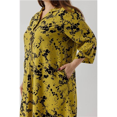 Платье  6145/08/Горчичный, черный